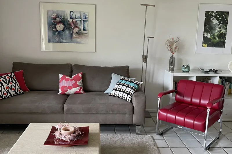 Living room with seating area