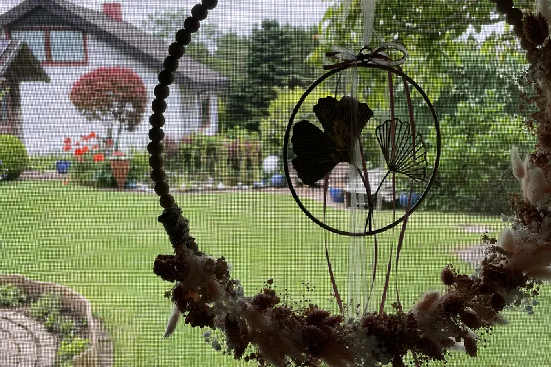 View into the garden